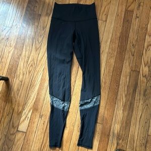 Lululemon black mesh leggings